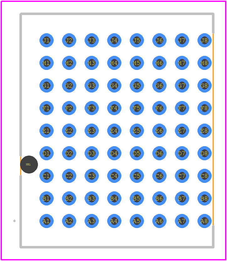 1410186-1 - TE Connectivity PCB footprint - Other - Other - 1410186-1-5