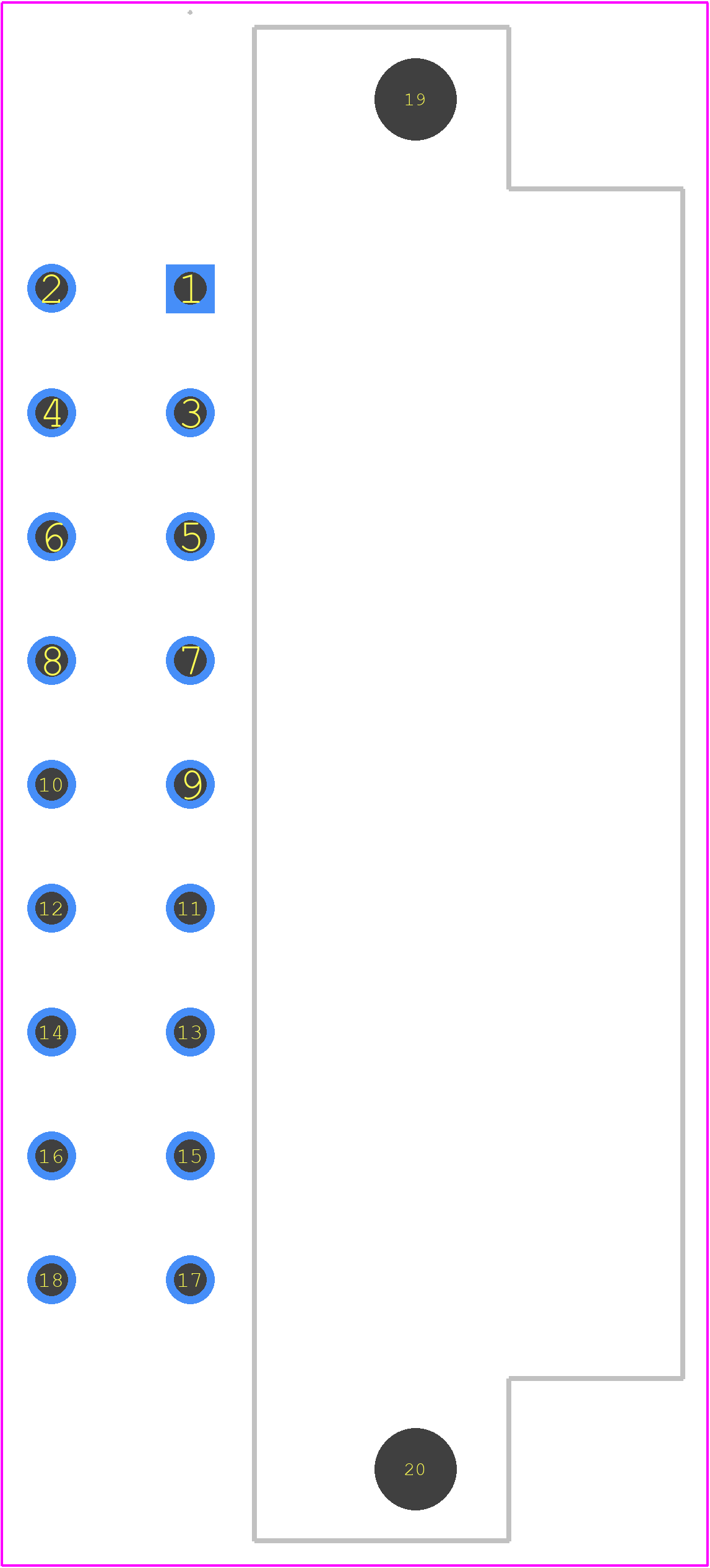 828801-6 - TE Connectivity PCB footprint - Other - Other - 828801-6-5