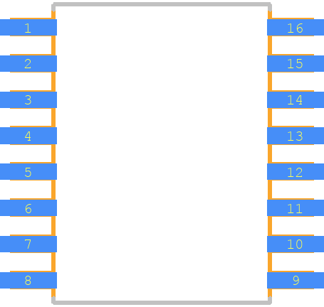 DS1231S-20+ - Analog Devices PCB footprint - Other - Other - SOIC127P1032X265-16N