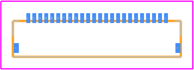 FH19C-24S-0.5SH(10) - Hirose PCB footprint - Other - Other - FH19C-24S-0.5SH(10)-1