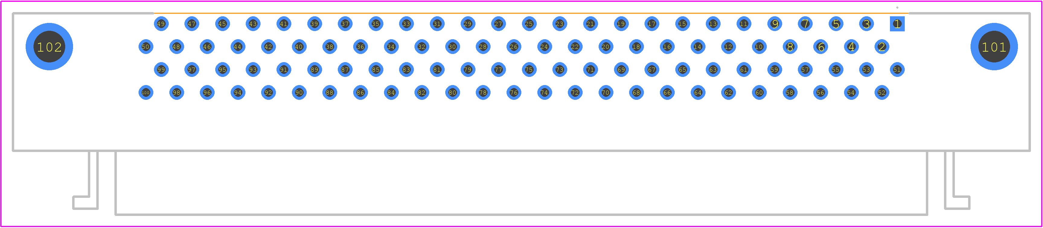 N102A0-52E2PC - 3M PCB footprint - Other - Other - N102A0-52E2PC-1.1