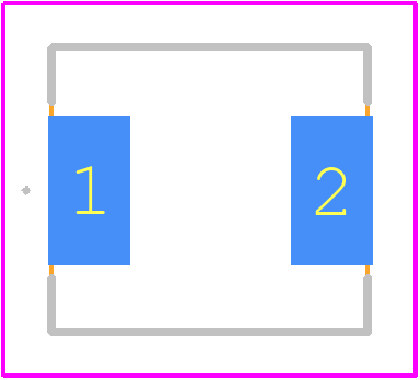 SRP6540-R68M - Bourns PCB footprint - Other - Other - 7.2 mm x 6.5 mm x 4 mm