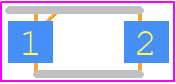 DZ2W15000L - Panasonic PCB footprint - Small Outline Diode Flat Lead - Small Outline Diode Flat Lead - DZ2W15000L