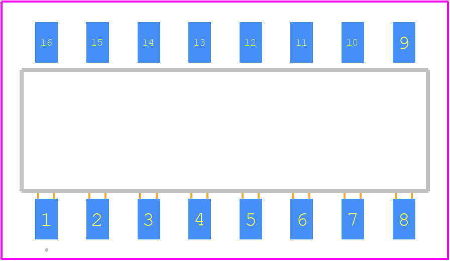 EDSP08SGLNNTU04 - TE Connectivity PCB footprint - Other - Other - EDSP08SGLNNTU04-5