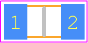 C1206R474K5RAC - Yageo Group PCB footprint - Capacitor Chip Non-polarised - Capacitor Chip Non-polarised - C1206R (FG thickness)