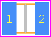 LDBCB2150GC5N0 - Yageo Group PCB footprint - Capacitor Chip Non-polarised - Capacitor Chip Non-polarised - 1210) 2250