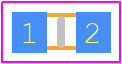PATT0603E2492BGT5 - Vishay PCB footprint - Resistor Chip - Resistor Chip - PATT0603E2492BGT5