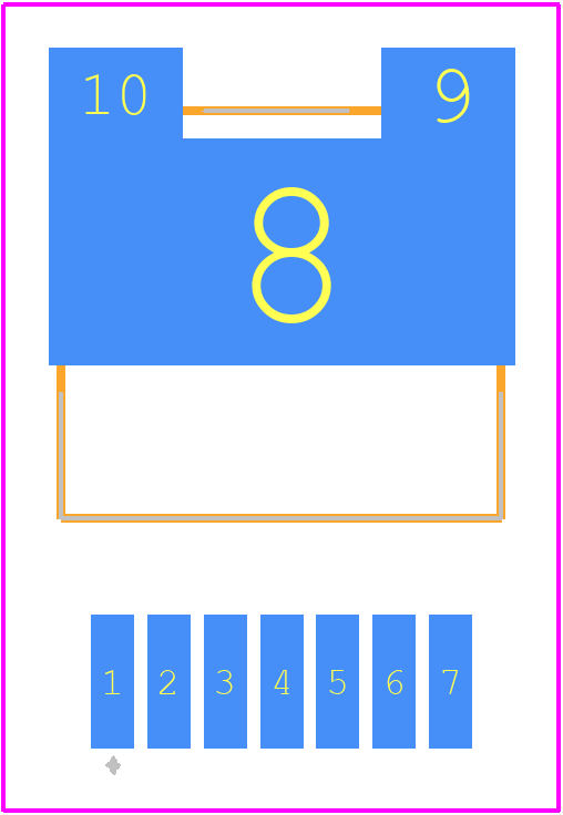 NVBG020N120SC1 - onsemi PCB footprint - Other - Other - D2PAK7 (TO−263−7L HV) CASE 418BJ ISSUE A
