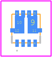 SI7904BDN-T1-GE3 - Vishay PCB footprint - Other - Other - PowerPAK®  1212-8,  (Single / Dual)