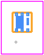 SIB452DK-T1-GE3 - Vishay PCB footprint - Other - Other - PowerPAK® SC75-6L Single