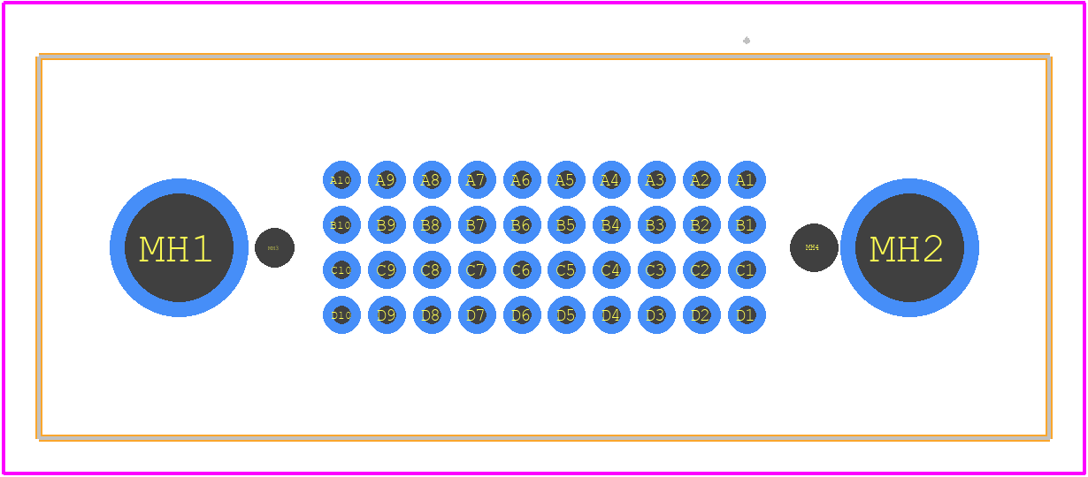 VRF-04-10-50-00-G - AirBorn PCB footprint - Other - Other - VRF-04-10-50-00-G-4