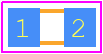 VJ0603D270JXPAJ - Vishay PCB footprint - Capacitor Chip Non-polarised - Capacitor Chip Non-polarised - VJ0603D270JXPAJ