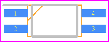 VOS618A-2T - Vishay PCB footprint - Small Outline Packages - Small Outline Packages - VOS618A