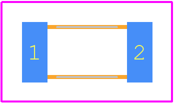 ZMY4V7-GS08 - Vishay PCB footprint - Other - Other - MELF DO-213AB-1