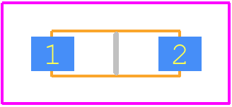 BLM41PG102SH1B - Murata Electronics PCB footprint - Other - Other - BLM41 L=4.5 W=1.6 T=1.6