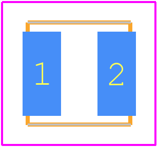 NFZ5BBW970LZ10L - Murata Electronics PCB footprint - Other - Other - NFZ5B L=5.0 W=5.0 T=2.0