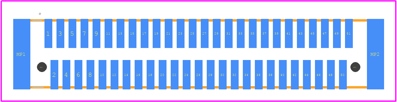 10118744-1133551LF - Amphenol PCB footprint - Other - Other - 10118744-1133551LF-2