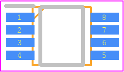 LXES4XBAA6-027 - Murata Electronics PCB footprint - Small Outline Packages - Small Outline Packages - MSOP-8L