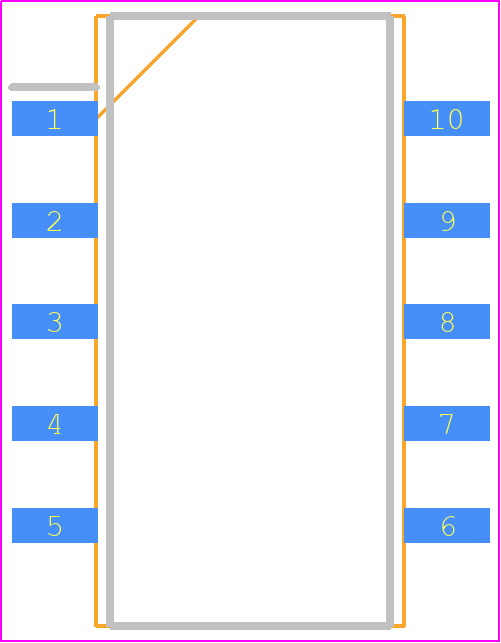 NTA0503MC - Murata Electronics PCB footprint - Small Outline Packages - Small Outline Packages - NTA_Package