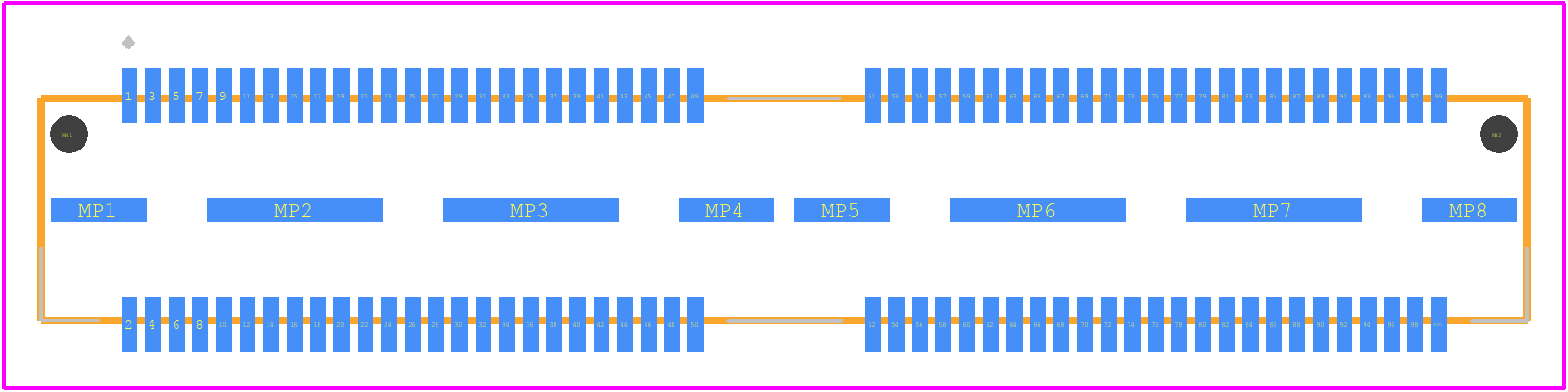 QTS-050-02-F-D-A - SAMTEC PCB footprint - Other - Other - QTS-050-02-F-D-A-1