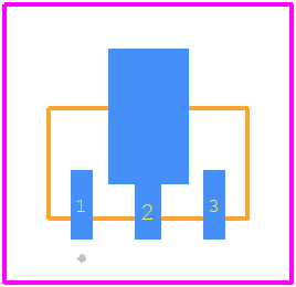 2SC3648T-TD-E - onsemi PCB footprint - Other - Other - SOT−89 4.50x2.50x1.50 1.50P CASE 419AU ISSUE A