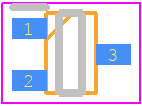 3LP01M-TL-H - onsemi PCB footprint - SOT23 (3-Pin) - SOT23 (3-Pin) - MCP SC-70