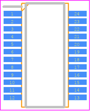 ADT7476ARQZ-REEL - onsemi PCB footprint - Small Outline Packages - Small Outline Packages - QSOP24 CASE 492B-01