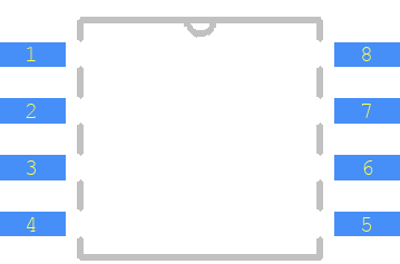 CAT25256XI - onsemi PCB footprint - Other - Other - SOIC127P800X200-8N