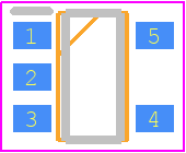 CPH5504-TL-E - onsemi PCB footprint - SOT23 (5-Pin) - SOT23 (5-Pin) - 5 SOT-3 package-