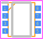 ECH8315-TL-H - onsemi PCB footprint - SO Transistor Flat Lead - SO Transistor Flat Lead - SOT28FL/ECH8 CASE 318BF ISSUE O