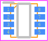 ECH8654-TL-H - onsemi PCB footprint - SOT23 (8-Pin) - SOT23 (8-Pin) - SOT-28FL/ECH8