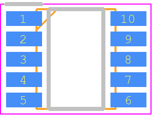 LB1830MC-AH - onsemi PCB footprint - Small Outline Packages - Small Outline Packages - SOIC10 3426A