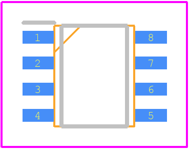 MC33202VDG - onsemi PCB footprint - Other - Other - SOIC−8 NB CASE 751−07 ISSUE AK