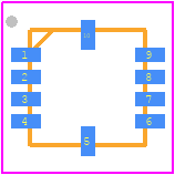 MC34072AMTTBG - onsemi PCB footprint - Quad Flat No-Lead - Quad Flat No-Lead - MC34072AMTTBG