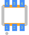 MCH6342-TL-H - onsemi PCB footprint - Other - Other - SC-88FL(MCPH6)