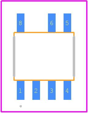 NCP1246AD065R2G - onsemi PCB footprint - Other - Other - NCP1246AD065R2G-2