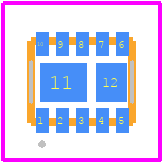 NCP348AEMTTBG - onsemi PCB footprint - Other - Other - WDFN10 2.5x2, 0.5P CASE 516AA−01 ISSUE C