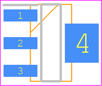NCP566ST12T3G - onsemi PCB footprint - SOT223 (3-Pin) - SOT223 (3-Pin) - SOT−223 (TO−261)-