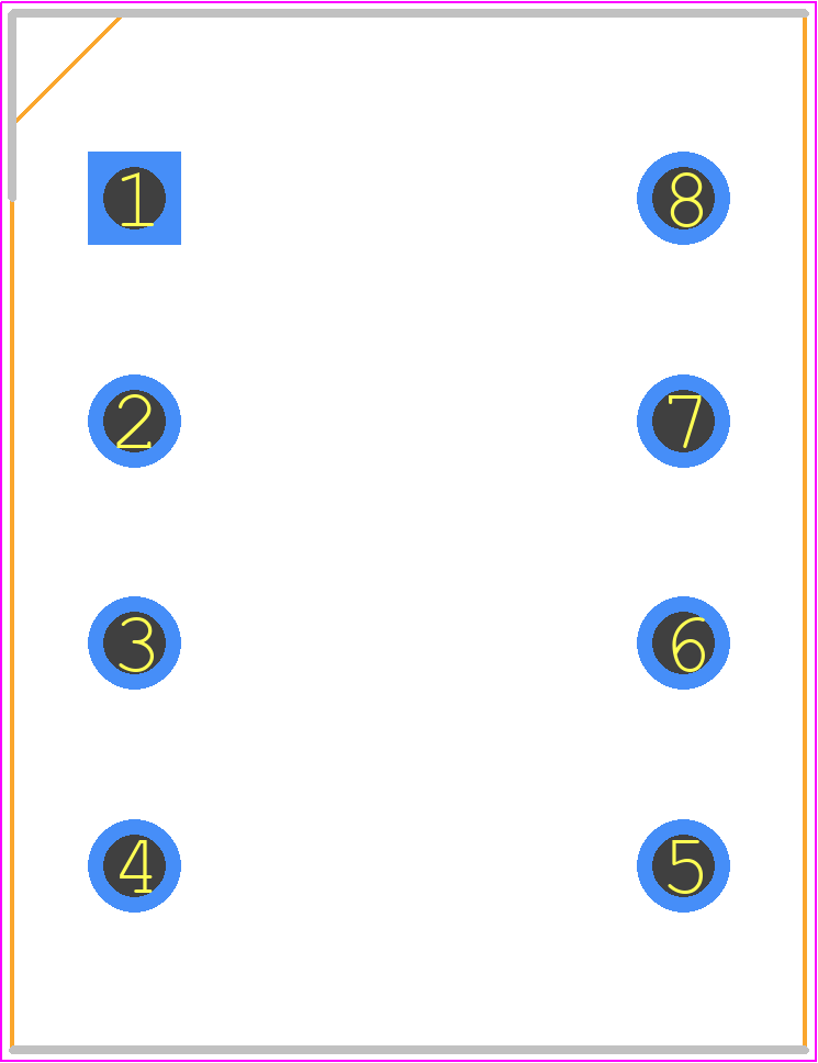 U6939-C - COILCRAFT PCB footprint - Dual-In-Line Sockets - Dual-In-Line Sockets - U6939-C