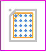 SYR828PKC - Silergy PCB footprint - BGA - BGA - CSP1.56*1.96-20 -