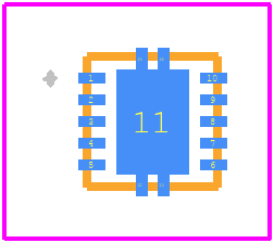 TPS61150ADRCT - Texas Instruments PCB footprint - Other - Other - DRC0010J_2020