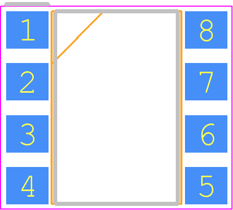 PVI1050NS-TPBF - Infineon PCB footprint - Small Outline Packages - Small Outline Packages - PVI1050NS-TPBF