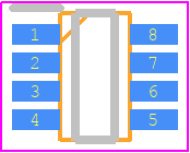 AD5451YUJZ - Analog Devices PCB footprint - Small Outline Packages - Small Outline Packages - 8-Lead Thin Small Outline Transistor Package [TSOT]