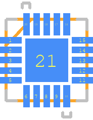 AD7985BCPZ - Analog Devices PCB footprint - Other - Other - QFN50P400X400X100-21N