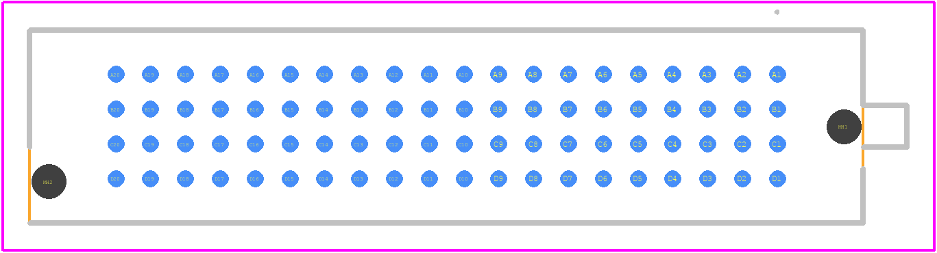 ASP-196174-01 - SAMTEC PCB footprint - Other - Other - ASP-196174-01-1