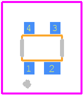 BGA616 - Infineon PCB footprint - Other - Other - BGA616-5