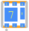 STL6N3LLH6 - STMicroelectronics PCB footprint - Other - Other - PowerFLAT™ 2x2