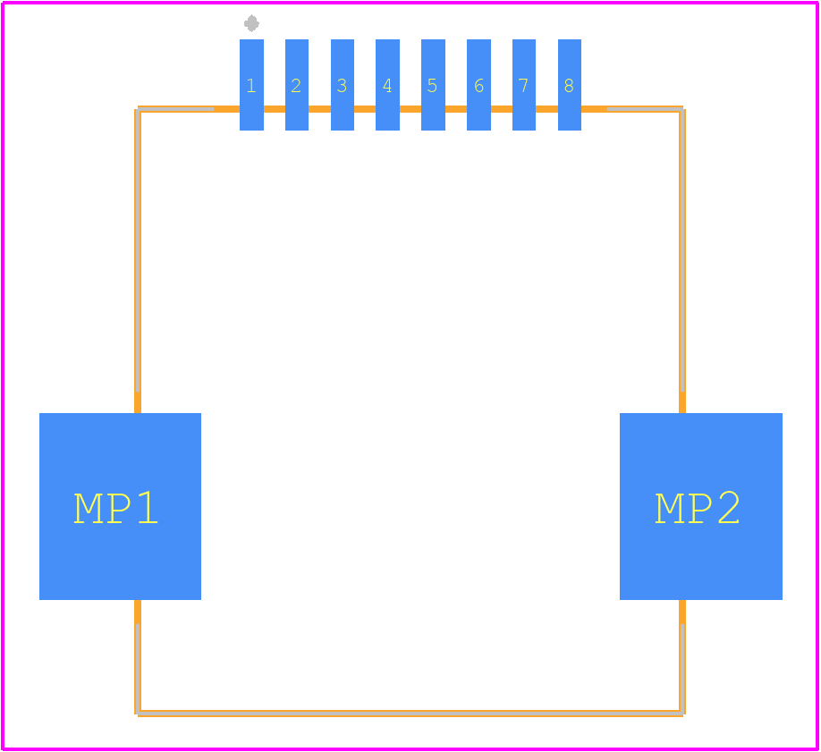 43743-8101 - Molex PCB footprint - Other - Other - 43743-8101-2