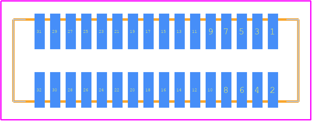 504187-3270 - Molex PCB footprint - Other - Other - 5041873270