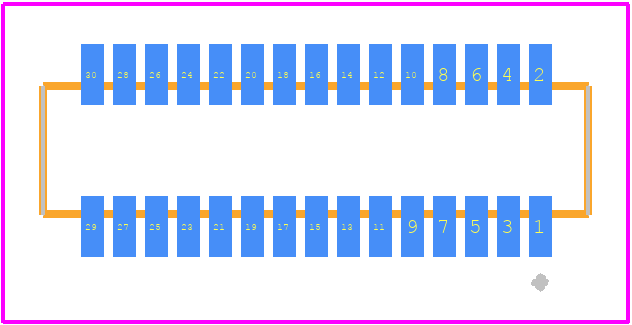 52465-3071 - Molex PCB footprint - Other - Other - 52465-3071-1